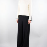 Blusa Bianco-Nero in envers satin MLTSCACCO 2 MARELLA 