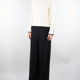 Blusa Bianco-Nero in envers satin MLTSCACCO 2 MARELLA 
