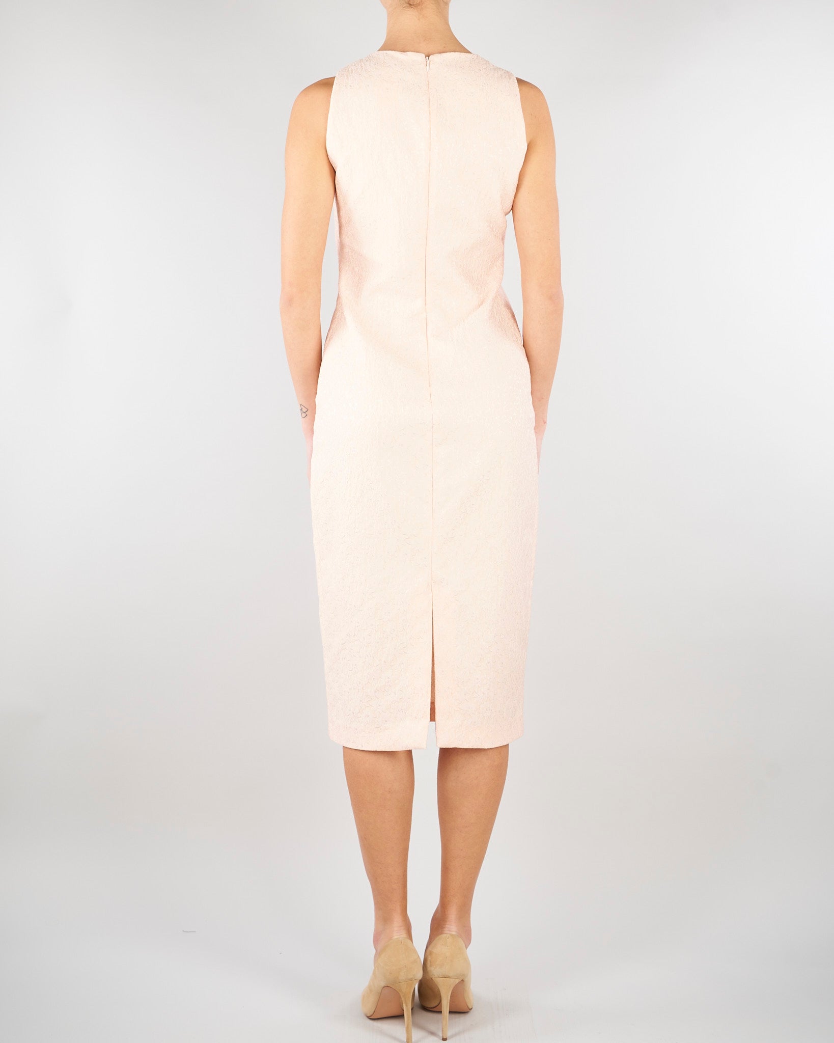 Abito Rosa in cloqué jacquard MSECOSE 1 MAX MARA STUDIO 