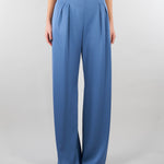 Pantalone Avio in satin leggero MSEDIVO 8 MAX MARA STUDIO 