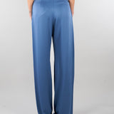 Pantalone Avio in satin leggero MSEDIVO 8 MAX MARA STUDIO 