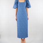 Abito Avio lungo in cloqué jacquard MSEQUIZ 2 MAX MARA STUDIO 