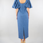 Abito Avio lungo in cloqué jacquard MSEQUIZ 2 MAX MARA STUDIO 