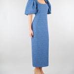 Abito Avio lungo in cloqué jacquard MSEQUIZ 2 MAX MARA STUDIO 