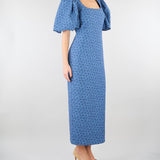 Abito Avio lungo in cloqué jacquard MSEQUIZ 2 MAX MARA STUDIO 