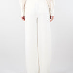 Pantalone Avorio in cady MSTAMICO 9 MAX MARA STUDIO 