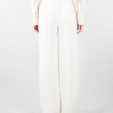 Pantalone Avorio in cady MSTAMICO 9 MAX MARA STUDIO 