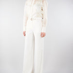 Pantalone Avorio in cady MSTAMICO 9 MAX MARA STUDIO 
