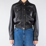 Giacca in pelle Nero MSTBIADA 3 MAX MARA STUDIO 