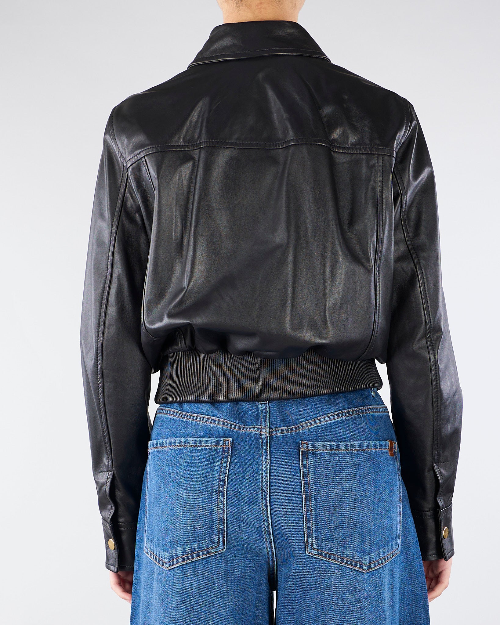 Giacca in pelle Nero MSTBIADA 3 MAX MARA STUDIO 