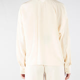 Blusa Burro in seta con cravattino MSTCOLONO 48 MAX MARA STUDIO 