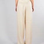 Pantalone Burro in tela di lino MSTMATERIA 7 MAX MARA STUDIO 