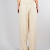 Pantalone Burro in tela di lino MSTMATERIA 7 MAX MARA STUDIO 