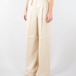 Pantalone Burro in tela di lino MSTMATERIA 7 MAX MARA STUDIO 