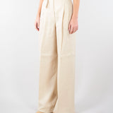 Pantalone Burro in tela di lino MSTMATERIA 7 MAX MARA STUDIO 