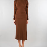 Abito Tabacco in jersey MSTSALVO 2 MAX MARA STUDIO 