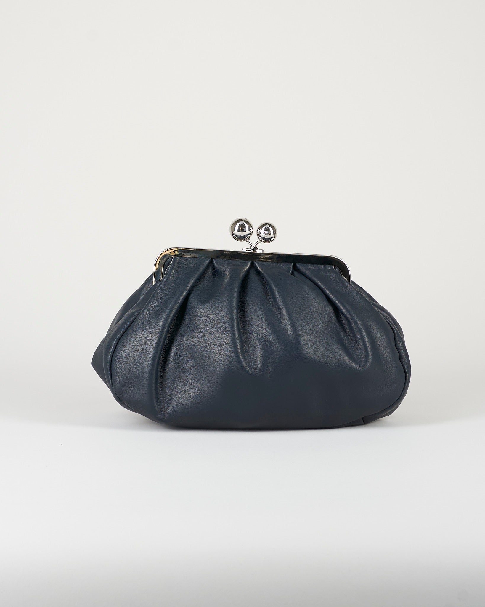 Borsa Pasticcino Bag Blu medium in montone WKACUBICO 91 MAX MARA WEEKEND 