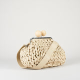 Borsa Pasticcino Bag Panna medium in nappa tricot WKALIBERO 1 MAX MARA WEEKEND 