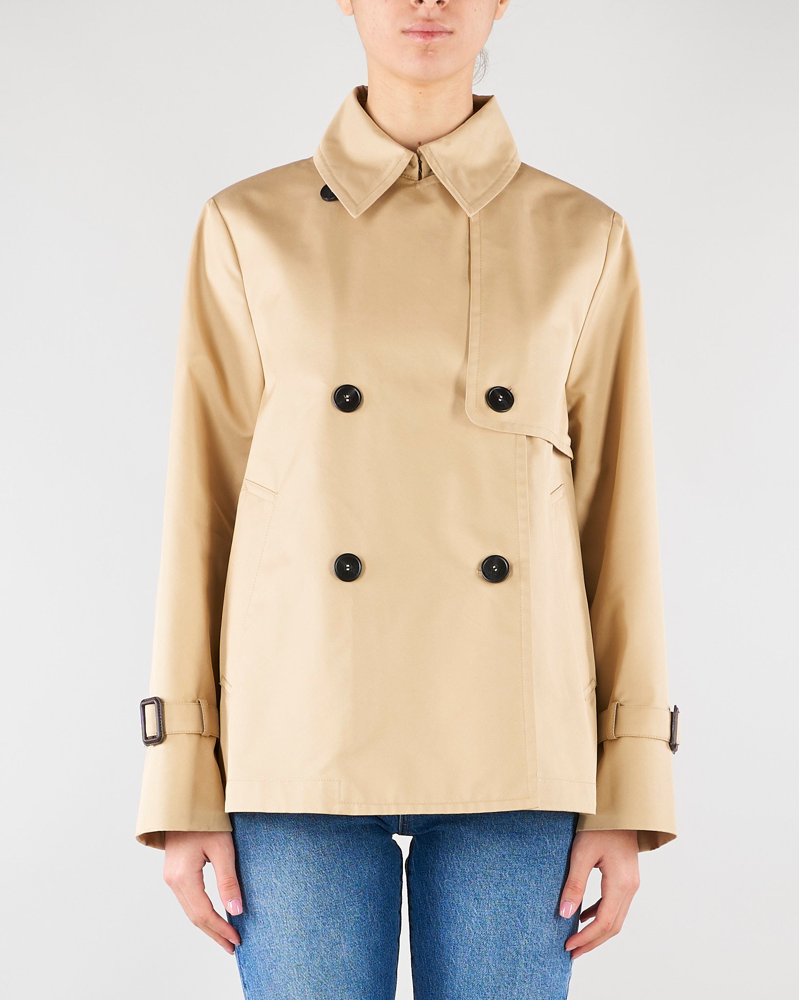 Trench Beige in gabardina antigoccia WKDBIGLIA 3 MAX MARA WEEKEND 