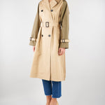 Trench beige reversibile in gabardina antigoccia WKDCANASTA 24 MAX MARA WEEKEND 