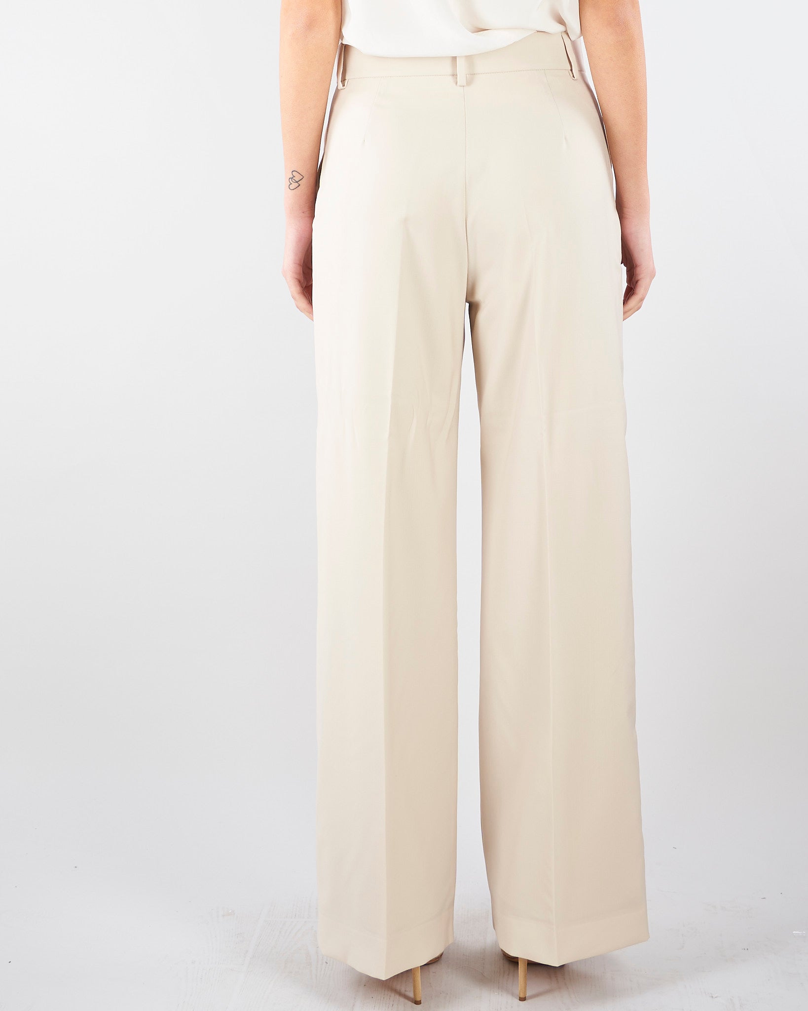 Pantalone palazzo Crema in lana stretch WKDCORONE 11 MAX MARA WEEKEND 