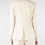 Blazer Crema in lana stretch WKDLAMINE 11 MAX MARA WEEKEND 
