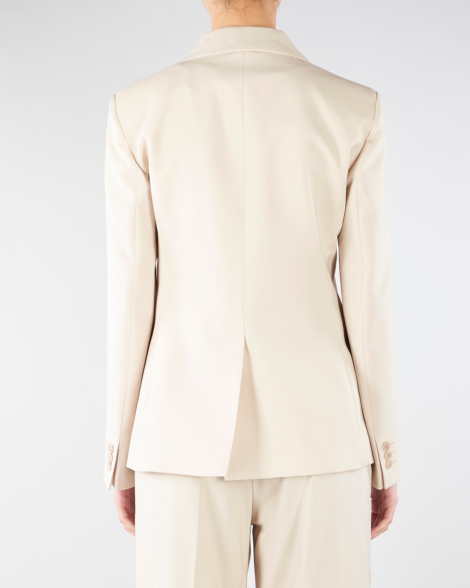 Blazer Crema in lana stretch WKDLAMINE 11 MAX MARA WEEKEND 