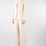 Blazer Crema in lana stretch WKDLAMINE 11 MAX MARA WEEKEND 