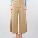 Pantalone Beige in gabardina WKDRONCO 2 MAX MARA WEEKEND 