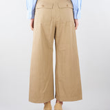 Pantalone Beige in gabardina WKDRONCO 2 MAX MARA WEEKEND 
