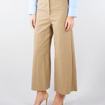 Pantalone Beige in gabardina WKDRONCO 2 MAX MARA WEEKEND 