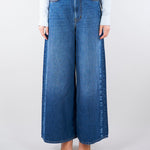 Jeans in denim di cotone con stampa logo WKDVORTICE 28 MAX MARA WEEKEND 