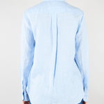 Camicia Celeste in tela di lino WKDWERNER 20 MAX MARA WEEKEND 