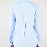 Camicia Celeste in tela di lino WKDWERNER 20 MAX MARA WEEKEND 