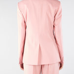 Blazer Rosa doppiopetto in lana stretch WKDZINNIA 4 MAX MARA WEEKEND 