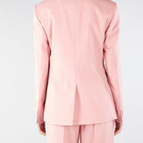 Blazer Rosa doppiopetto in lana stretch WKDZINNIA 4 MAX MARA WEEKEND 