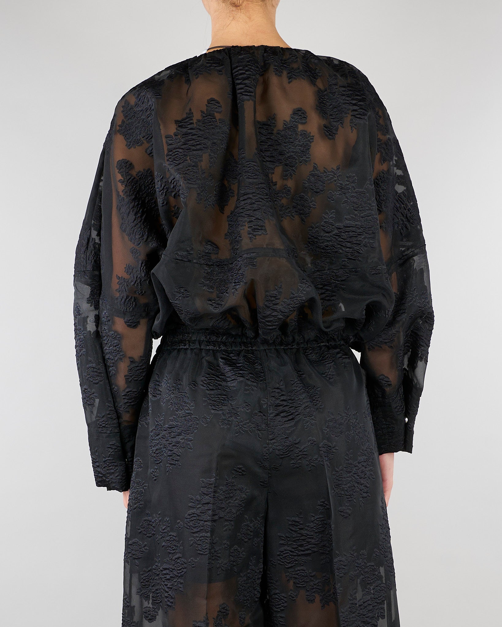 Bomber Nero con ricami M6ER00 100 MEIMEIJ 