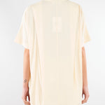 Blusa Crema con rouches sul davanti M6PE00 336 MEIMEIJ 