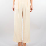Pantalone Crema con pences M6PF03 336 MEIMEIJ 