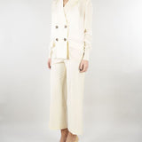 Pantalone Crema Regular fit M6PH07 824 MEIMEIJ 
