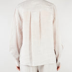 Camicia Grigio in lino M6PK03 889 MEIMEIJ 