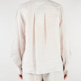 Camicia Grigio in lino M6PK03 889 MEIMEIJ 
