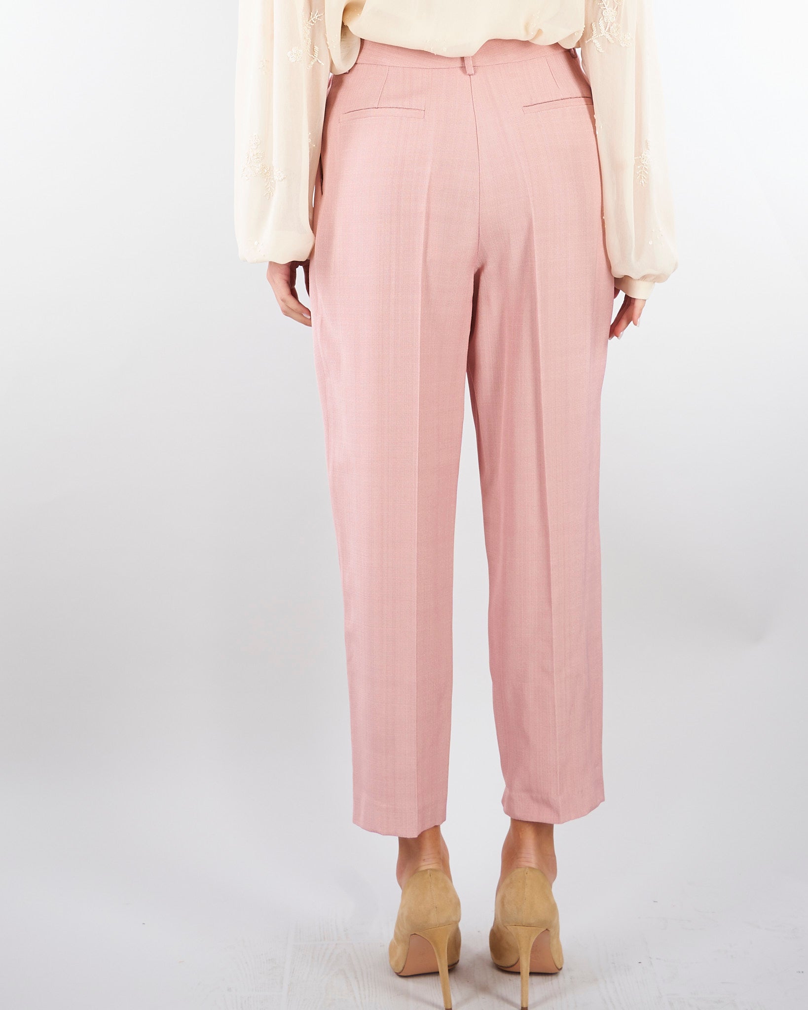 Pantalone Rosa con pences M6PW00 423 MEIMEIJ 