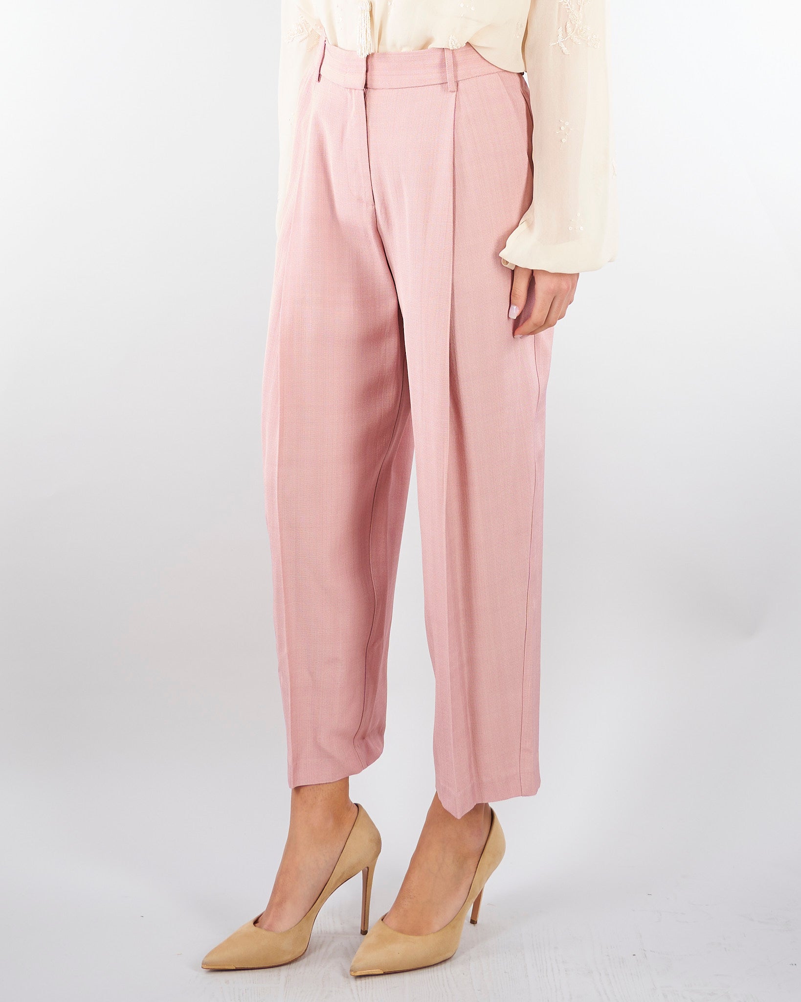 Pantalone Rosa con pences M6PW00 423 MEIMEIJ 