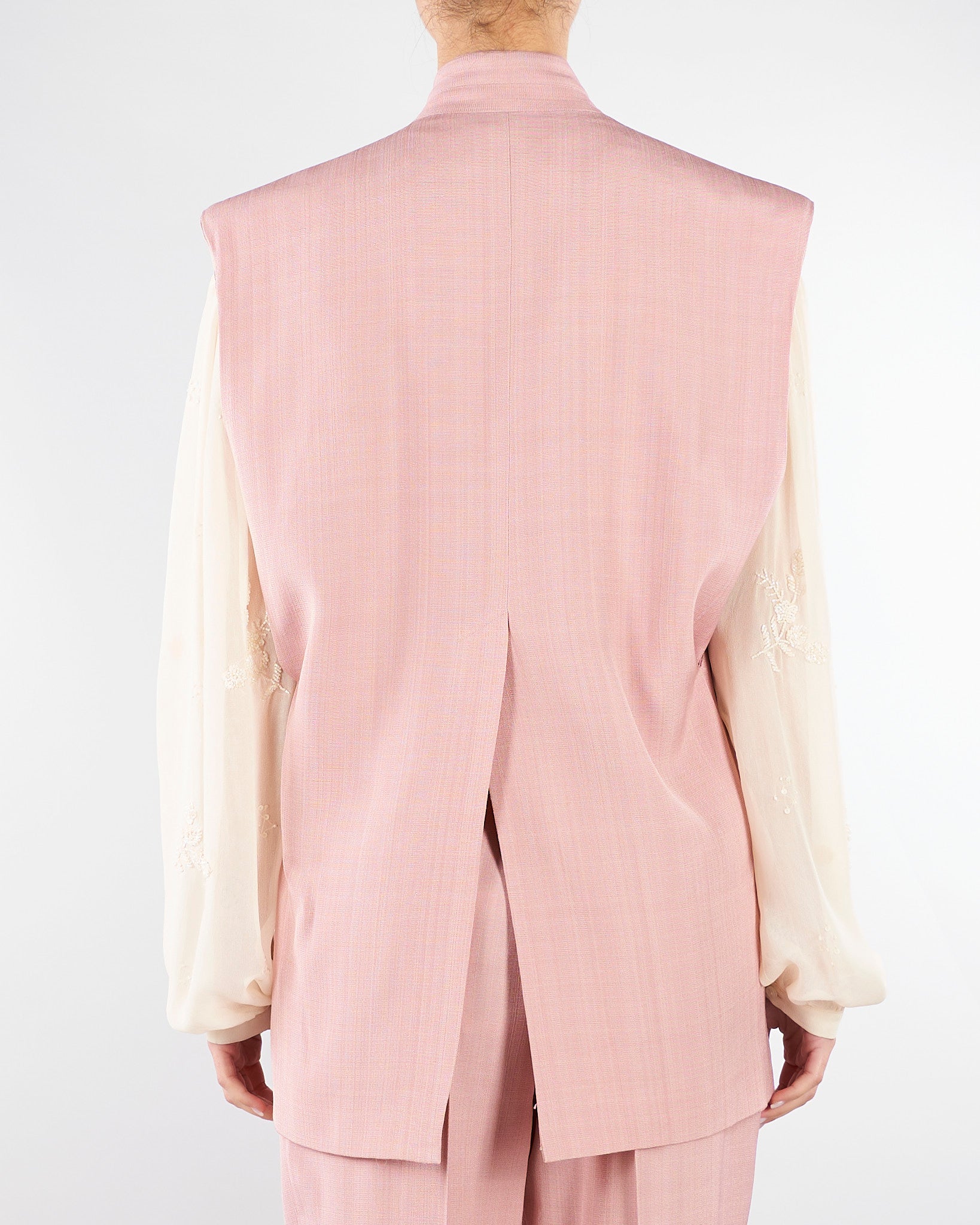 Gilet Oversize Rosa M6PW03 423 MEIMEIJ 