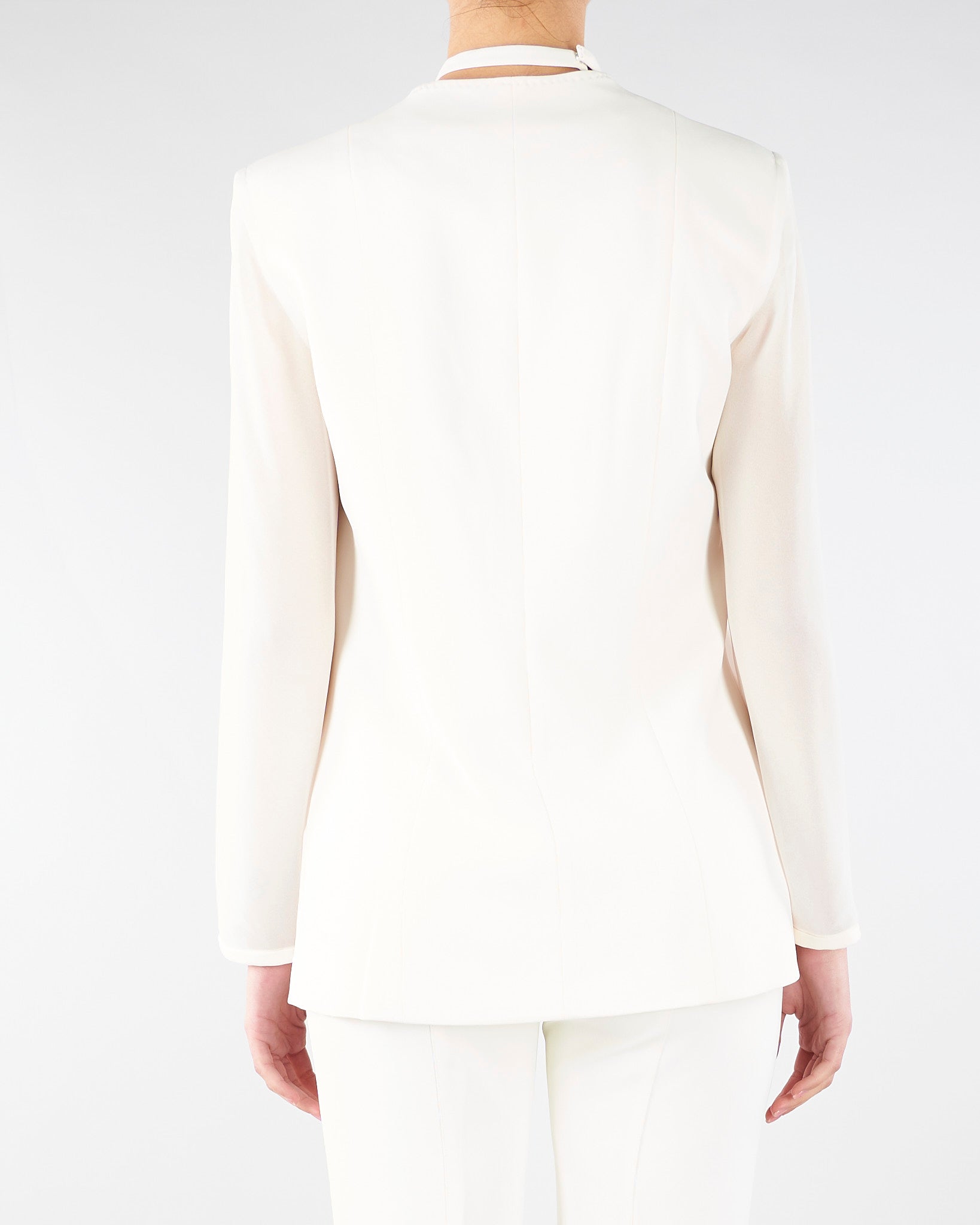 Giacca Barnet Avorio con fiore e maniche velate BARNET 4 NENETTE 