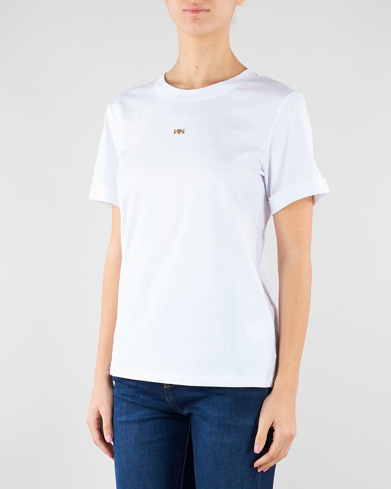 T-shirt Damas Bianco in cotone con logo DAMAS 1 NENETTE 