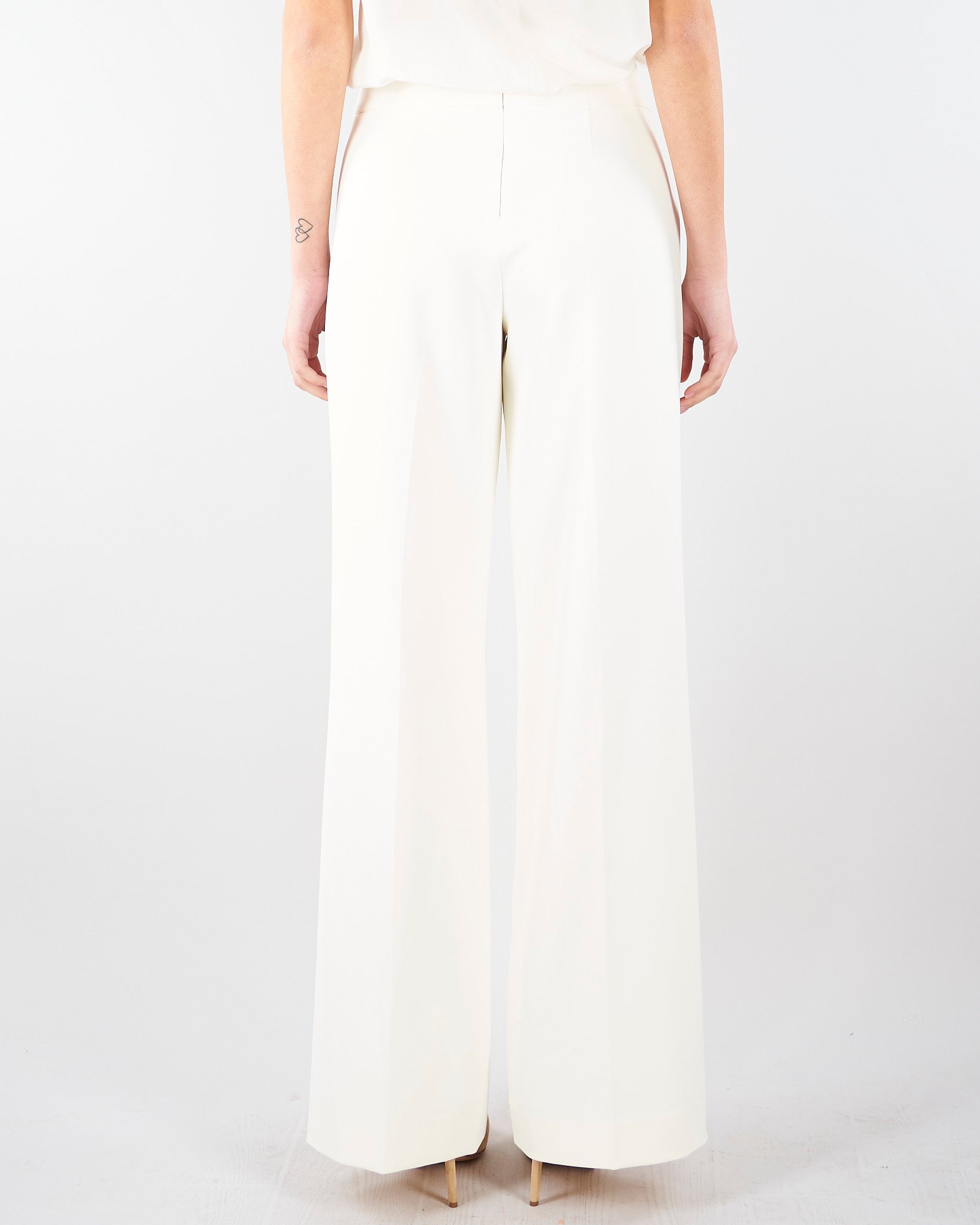 Pantalone Ella Avorio con gamba dritta ELLA 4 NENETTE 