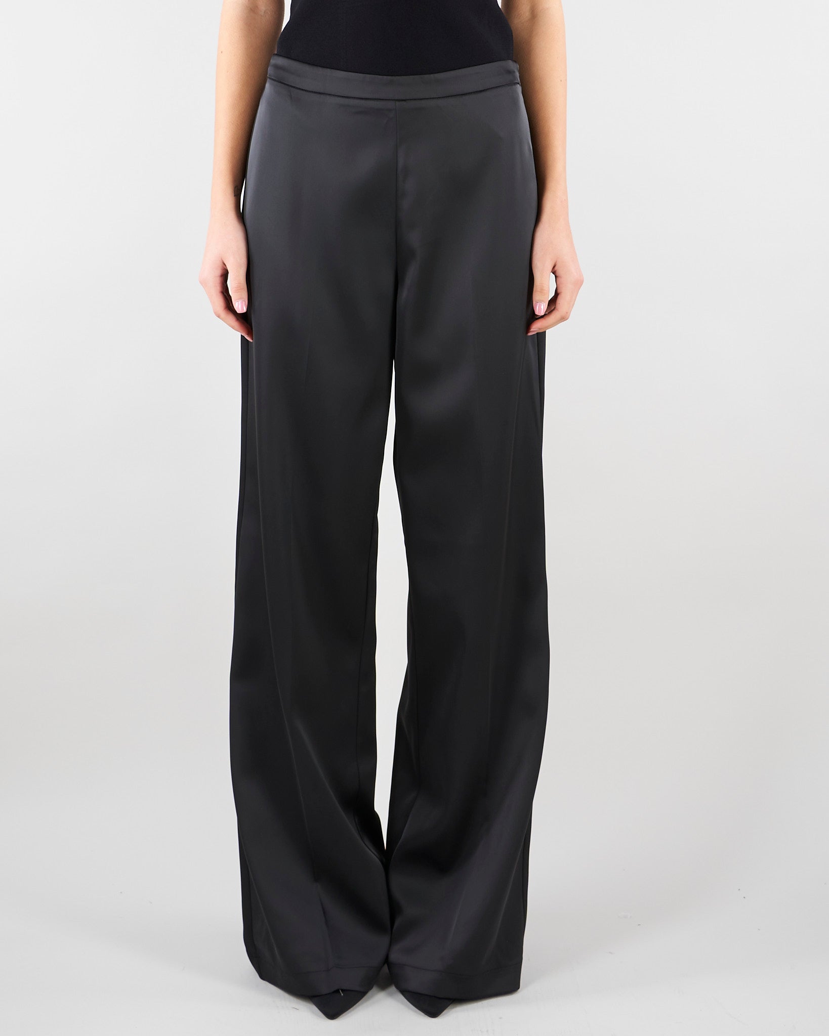 Pantalone Ethan Nero wide leg ETHAN 700 NENETTE 