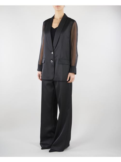Pantalone Ethan Nero wide leg ETHAN 700 NENETTE 